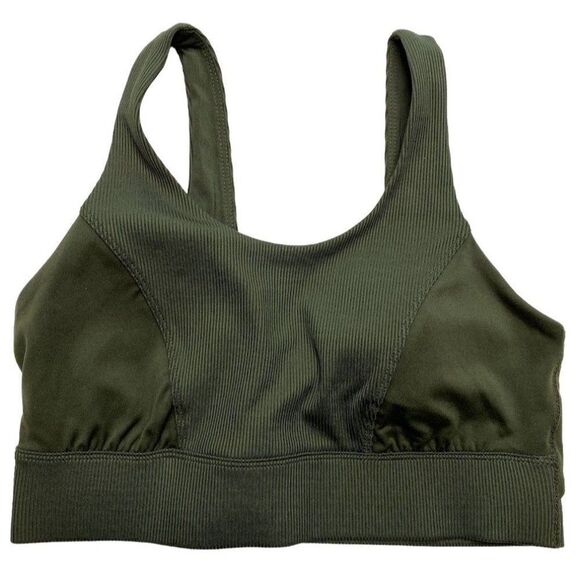 All In Motion‎ Sports Bra Womens SMALL Dark Green Very Soft Removable-Cup… - Picture 13 of 13